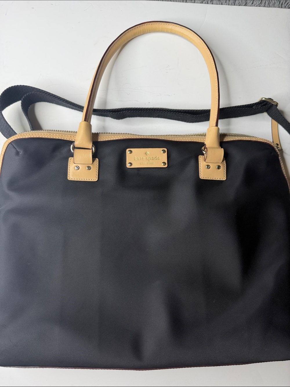 Kate Spade Kennedy Park Nylon Calista Laptop Bag, Black